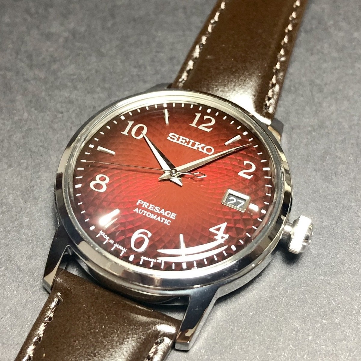 Seiko Presage Red Men's Watch - SRPE41 for sale online | eBay