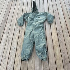 Military Cold Weather Coveralls/Flight Suit Hooded Olive See Pics for Sizing