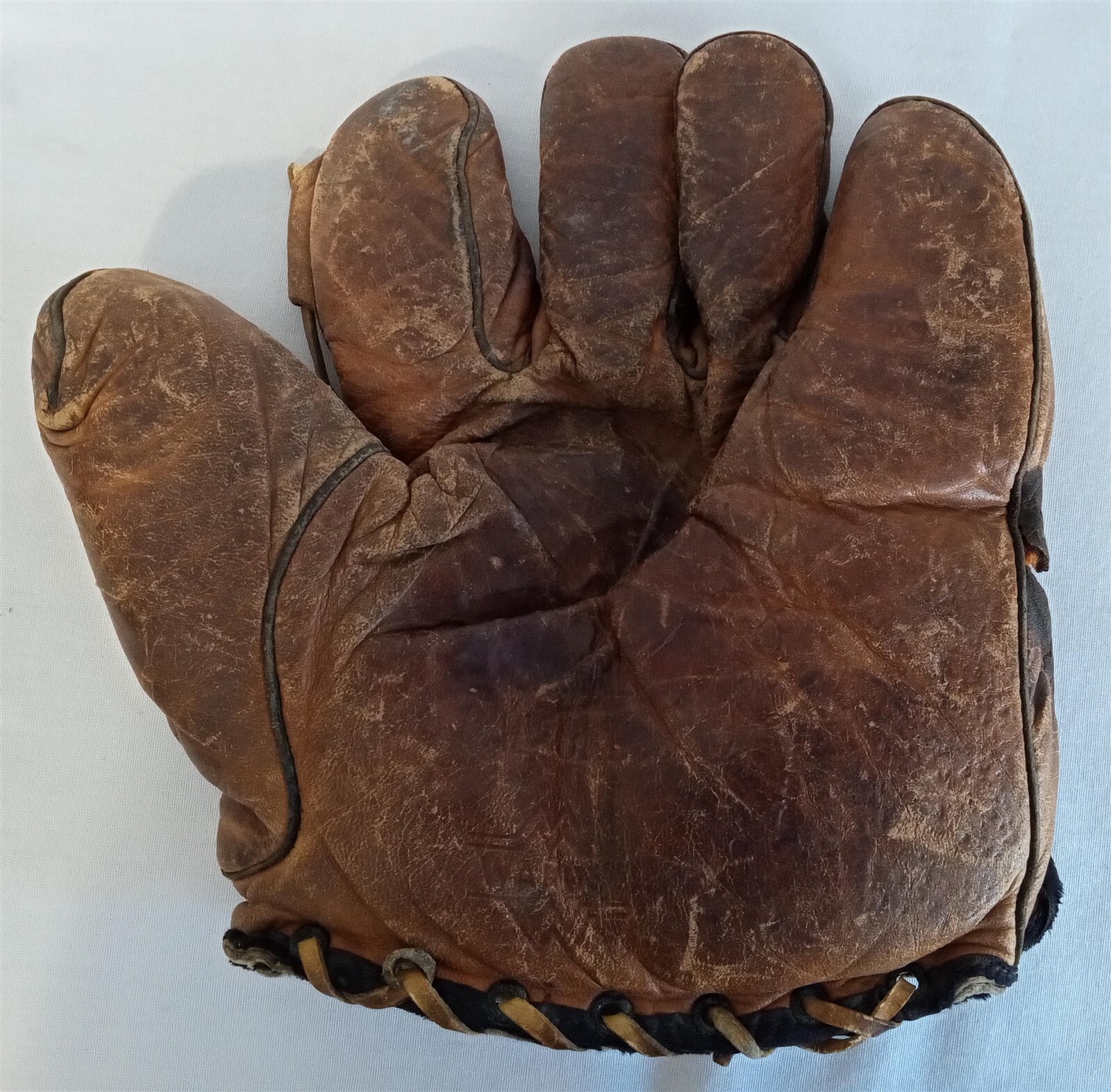 Vintage Baseball Glove Mitt Wards Wards Charlie Root Calf Skin 4200 eBay