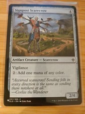 MTG Signpost Scarecrow The List M/NM Free UK P&P