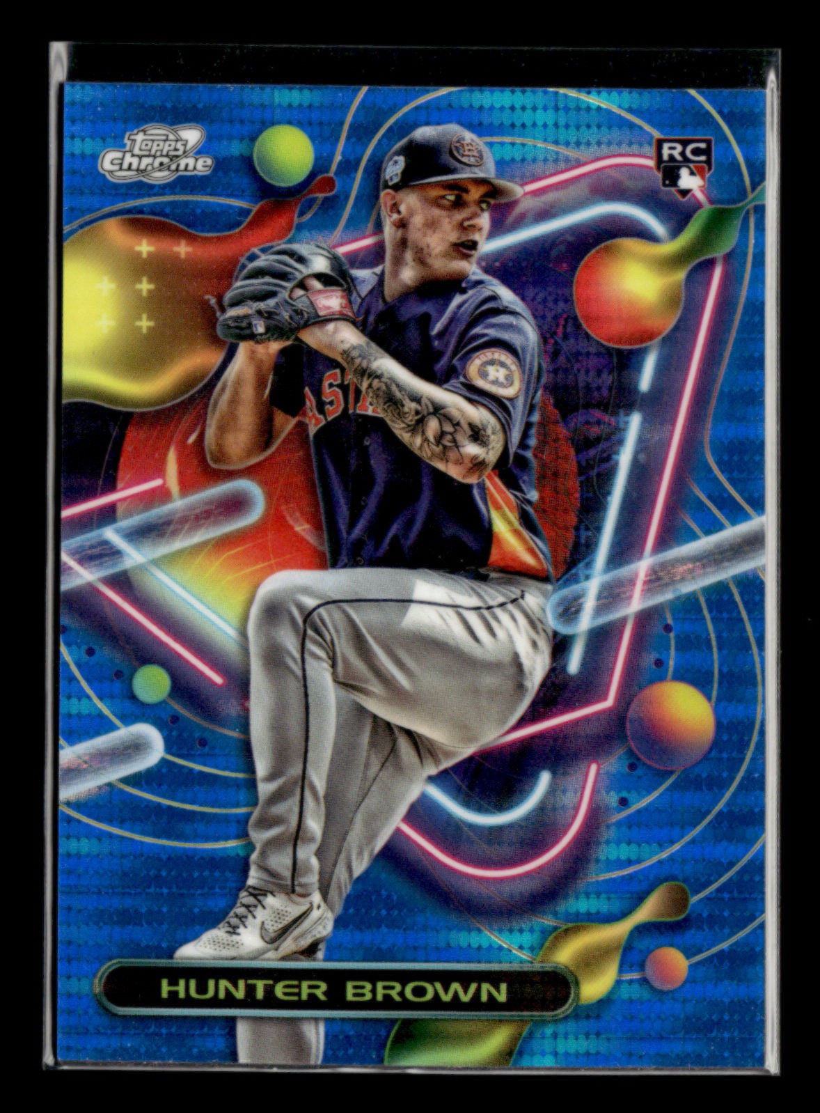 Hunter Brown 2023 Topps Cosmic Chrome Baseball RC Blue Moon 18/99