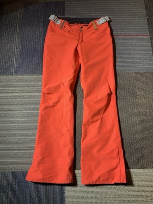 Womens Holden Size Medium Orange Snow Pants 