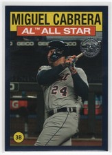 Miguel Cabrera 2021 Topps 1986 35th Anniversary All-Stars Blue