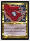 Signed FOIL Dromar's Charm HP Planeshift Artist David Martin 2001 WOTC MTG Magic