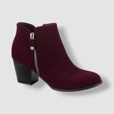 Style & Co Women's Red Masrinaa Ankle Booties Shoe Size 5.5M