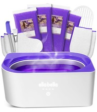 ELLA BELLA Paraffin Wax Machine Kit with Refills Mitts Booties