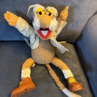 Vintage 1984 Tomy Henson Fraggle Rock TRAVELIN  MATT Plush No Hat Or Backpack