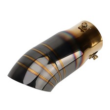 2.5 Universal Car Exhaust Tail Pipe Muffler Tip Rear Outlet Styling Accessory 2.5 Universal Car Exhaust Tail Pipe Muffler Tip Rear Outlet Styling Accessory