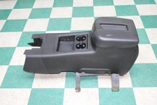 Worn 07-13 Silverado Black Leather Floor Center Console Storage Bin Armrest