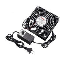 Wathai 120mm x 38mm 110V 220V AC Powered Axial Fan,12V Variable Speed...