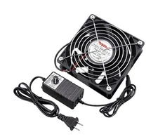 Wathai 120mm x 38mm 110V 220V AC Powered Axial Fan,12V Variable Speed... 