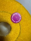 VTG MANNEQUIN HEAD Velvet Yellow HARD FOAM WIG HAT STAND Rare - Cartiganer, Mass — photo 3