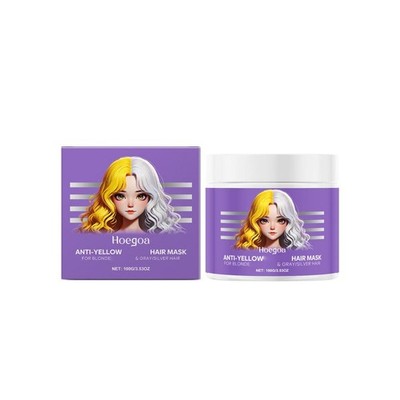 NEW Purple Hair Mask 100g Neutralizes Yellow Tones DeepNourish Brighten HaiD E`