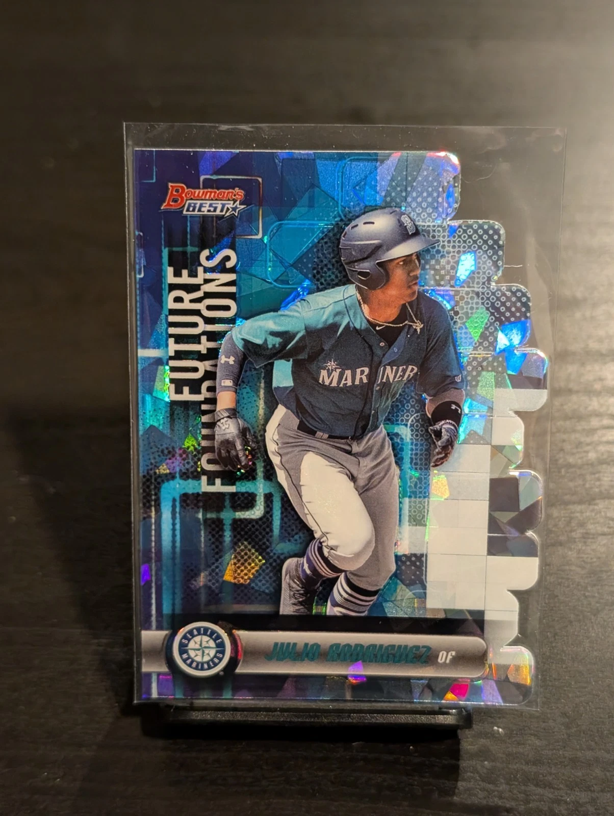 2019 Bowman's Best Future Foundations Die Cuts Julio Rodriguez Seattle Mariners