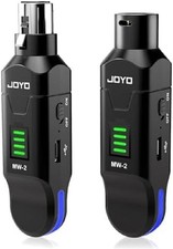 2.4GHz Wireless Microphone System 4-Channel XLR Transmitter Receiver Dynamic/