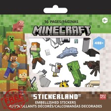 Minecraft Stickerland 16 Page Sticker Pad Multi-Substrate