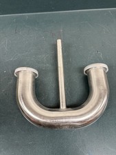 Stainless Steel Sanitary Tri-Clamp U-Bend Return Pipe with Center Support 316 SS