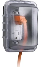 TayMac MM410C Single Horizontal/Vertical Mount 1-Gang Weatherproof In-Use