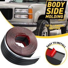 2.5in X 118in Door Guard Rubber Protector Roll Car Body Side Molding Decor Trims 2.5in X 118in Door Guard Rubber Protector Roll Car Body Side Molding Decor Trims