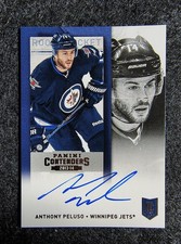ANTHONY PELUSO Rookie Ticket Autograph Card 2013-14 Panini Contenders