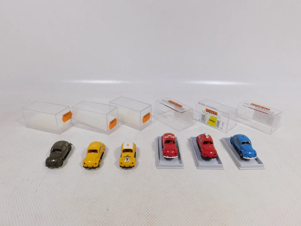6X Brekina H0 1:87 VW Beetle ADAC AVD Krone Meyer Post Military Mint #EF113-0.5 - Image 4 of 4