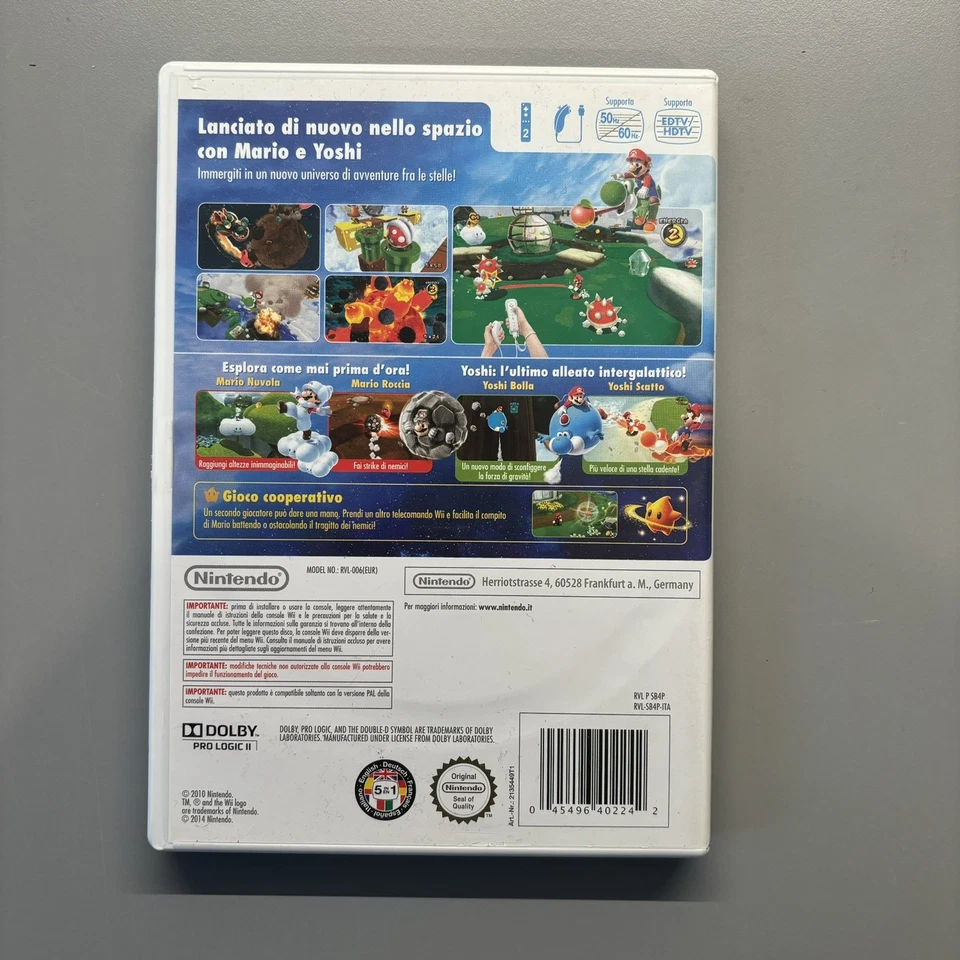 Super Mario Galaxy 2, Nintendo Wii COMPLETO - PAL- ITA - Immagine 3 di 3