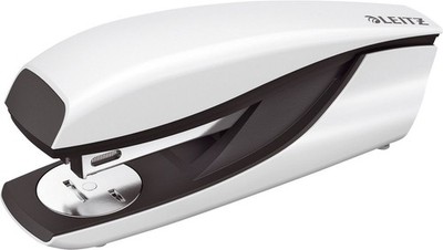Leitz 55022001 5502 Büroheftgerät NeXXt, Metall, 30 Blatt, Blisterverp., perlwei