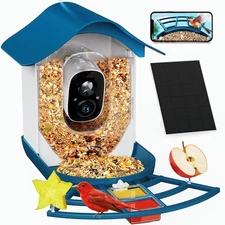 ® Smart Bird Feeder with Camera 2K HD Auto Detect & Notify, AI Identify 10000...