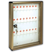 Bacheca Portachiavi Parete Alluminio 30X5X14 Cm Porta Chiavi Muro Casa Interno