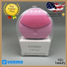Foreo Luna Mini 2 Facial Cleansing Brush ( Pearl Pink ) **BRAND NEW With Case**
