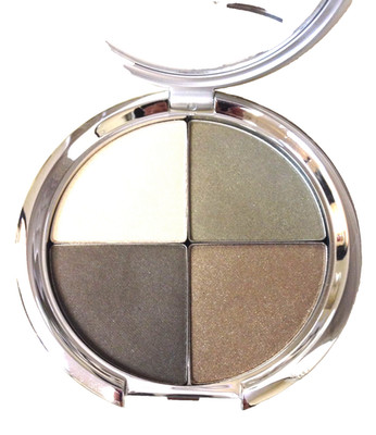 Kirkland by Borghese 2 PACK Eyeshadow Quad Sheer Moss + free FACE BRUSH