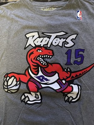 Mitchell & Ness NBA Toronto Raptors 15 Vince Carter Gray Men's XL