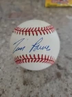 TIM RAINES SIGNED AUTOGRAPHED OAL BASEBALL! Expos, White Sox!  HOF!  No Coa