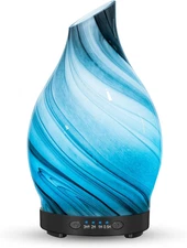 Essential Oil Diffuser, 120ML Glass Aromatherapy Diffuser with Auto Shut-Off ...