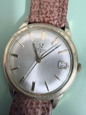 Vintage Omega Automatic Watch Cal. 563 Champagne Dial PARTS / REPAIR . RUNS