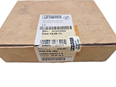 Phoenix Contact MINI-PS-100-240AC/24DC/1.3 Class 2 Power Supply 100-240VAC NEW