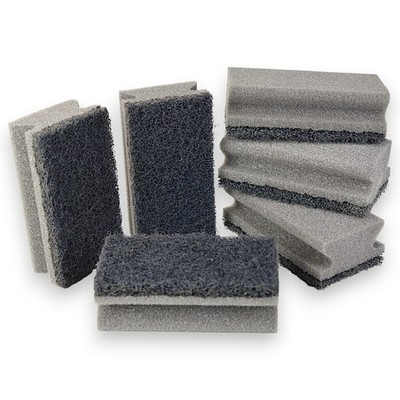 Rekord Scheuerschwamm Forte 13x7x4,5cm PU-Schwamm mit Griffleiste aus Vlies, Sch