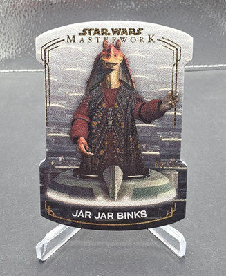 2025 Topps Star Wars Masterwork Jar Jar Binks Canvas Pod /25 Card #GPOD-23