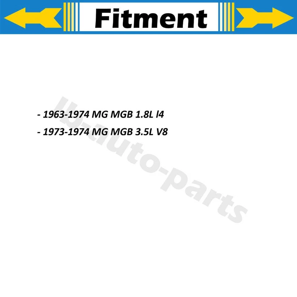 Para MG MGB 1963-1974 Dorman - Primera parada 4x kit delantero trasero manguera freno línea Foto 2 de 4