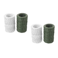 2 PCS Handgefertigte Blumenmaterialien Draht Mit Papier Umwickelter Zum Basteln
