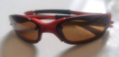Vintage Oakley Minute 1.0 Metallic Red Y2K Sonnenbrille 1st Gen Rare USA Design