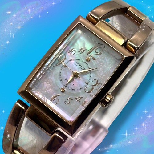 Citizen Wicca Quartz Dress Watch Womens 17mm Shell Dial 15cm - Picture 1 of 7
