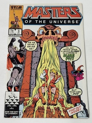 Masters of the Universe 3 DIRECT Slime Pit Marvel Comics Copper Age 1986