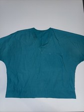 Cherokee Workwear Unisex Scrub Top Green See Pics For Measurements