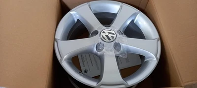 Original VW Caddy III Golf V VI Alufelgen Felge 15-Zoll 'SIMA' 1T1071495A8Z8 - Bild 1 von 2
