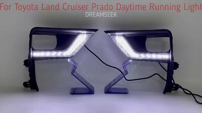 LED DRL Daytime Running Light For Toyota Land Cruiser Prado 18-19