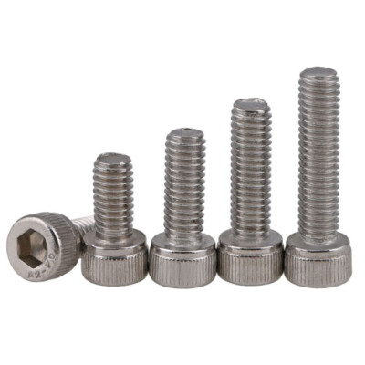 Left Thread Socket Screws Allen Hexagon Cap Head Bolts A2 Stainless Steel DIN912