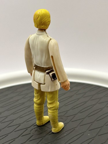 1977 Luke Skywalker Farm Boy Star Wars Figure Blonde Hong Kong Vintage Kenner - Picture 6 of 21