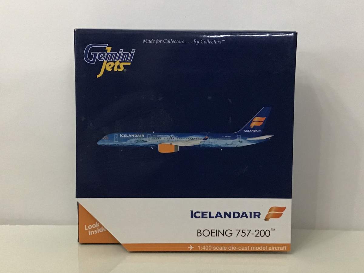 航空機・ヘリコプター Gemini 1/400 757-200 Icelandair Gemini Jets 1:400 ICELANDAIR Boeing 757-200 Reg# TF-FIR | eBay