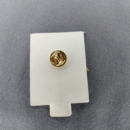 Mother Heart Swirl Mothers Day Gold Toned Lapel Hat Jacket Pin - Picture 2 of 2